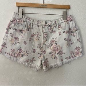 Mossimo high rise floral shorts 14/32
